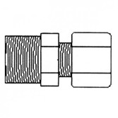 Фитинг JC 10-8-8 Aquapro Переходник 1/2"трубка x 1/2" резьба  (резьба)