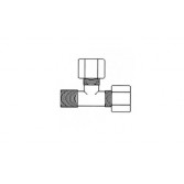 Фитинг JC 75-6-6 Aquapro Тройник трубка 3/8"x3/8" (резьба)