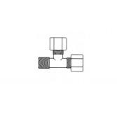 Фитинг JC 75-6-6 Aquapro Тройник трубка 3/8"x3/8" (резьба)