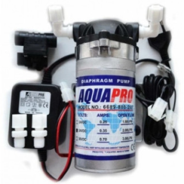 PMAP6689 (с блоком питания) Aquapro 24V бустерный насос 0.35A (100GPD)